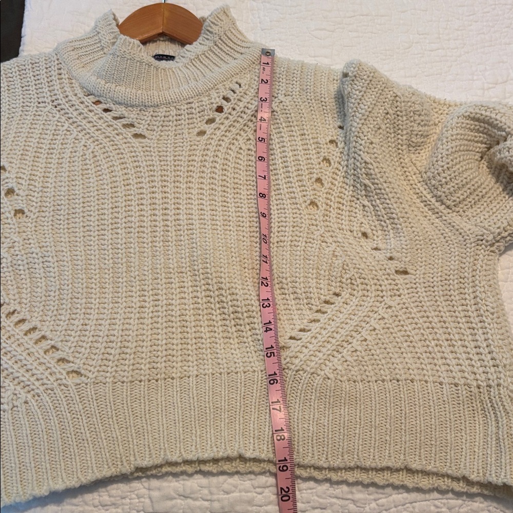 Wild Fable Knit Sweater size XL in Ivory Color - Picture 5 of 6